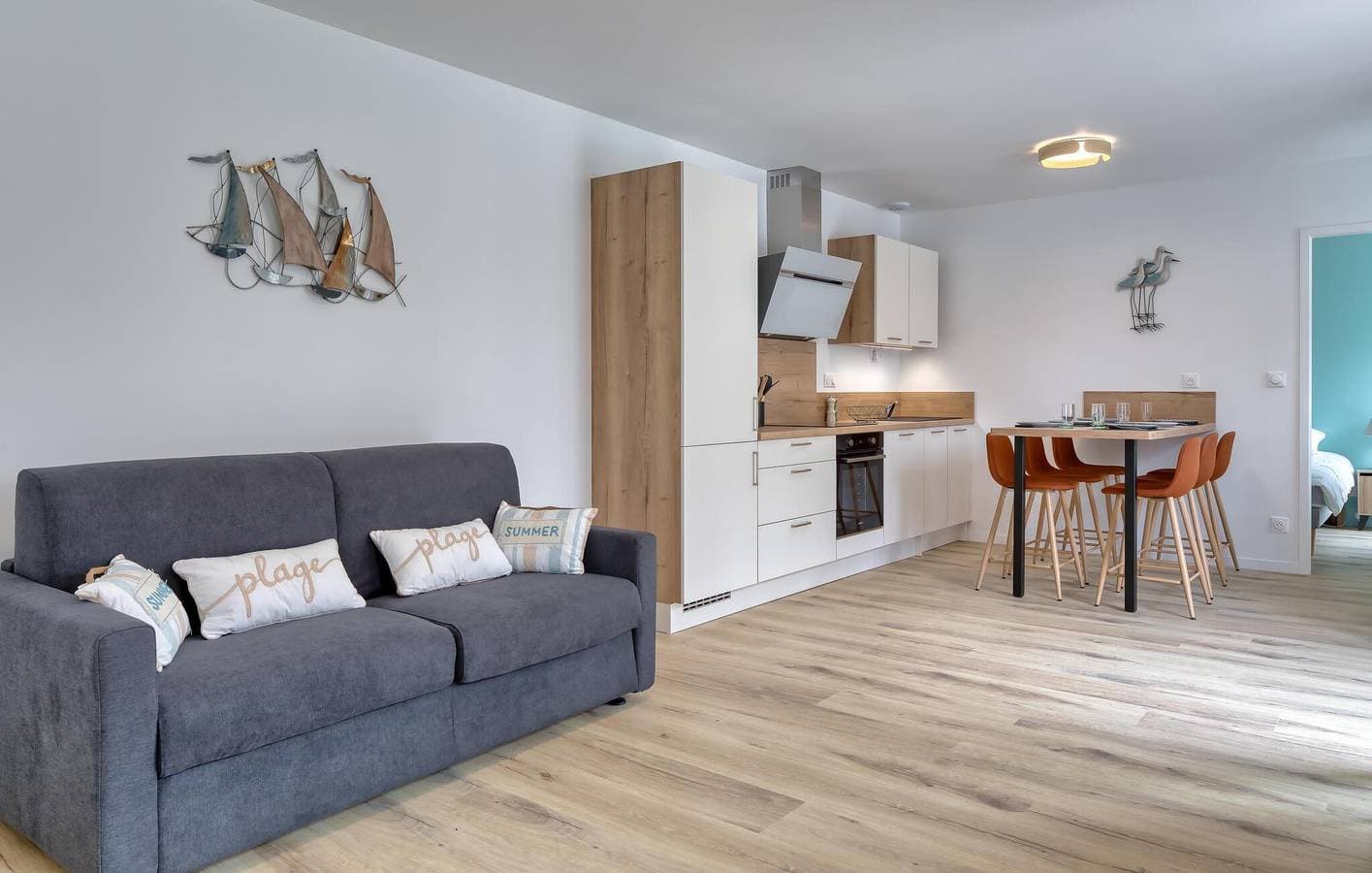 Foto 8 von 30: Gemütliches Apartment am Strand mit WiFi, TV, Parkplatz