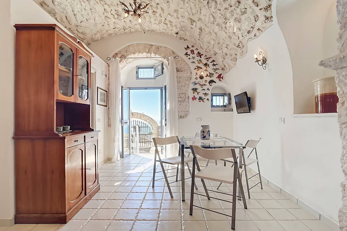 Foto 5 von 23: Studio „Al Torrione 2“ mit Meerblick und Klimaanlage