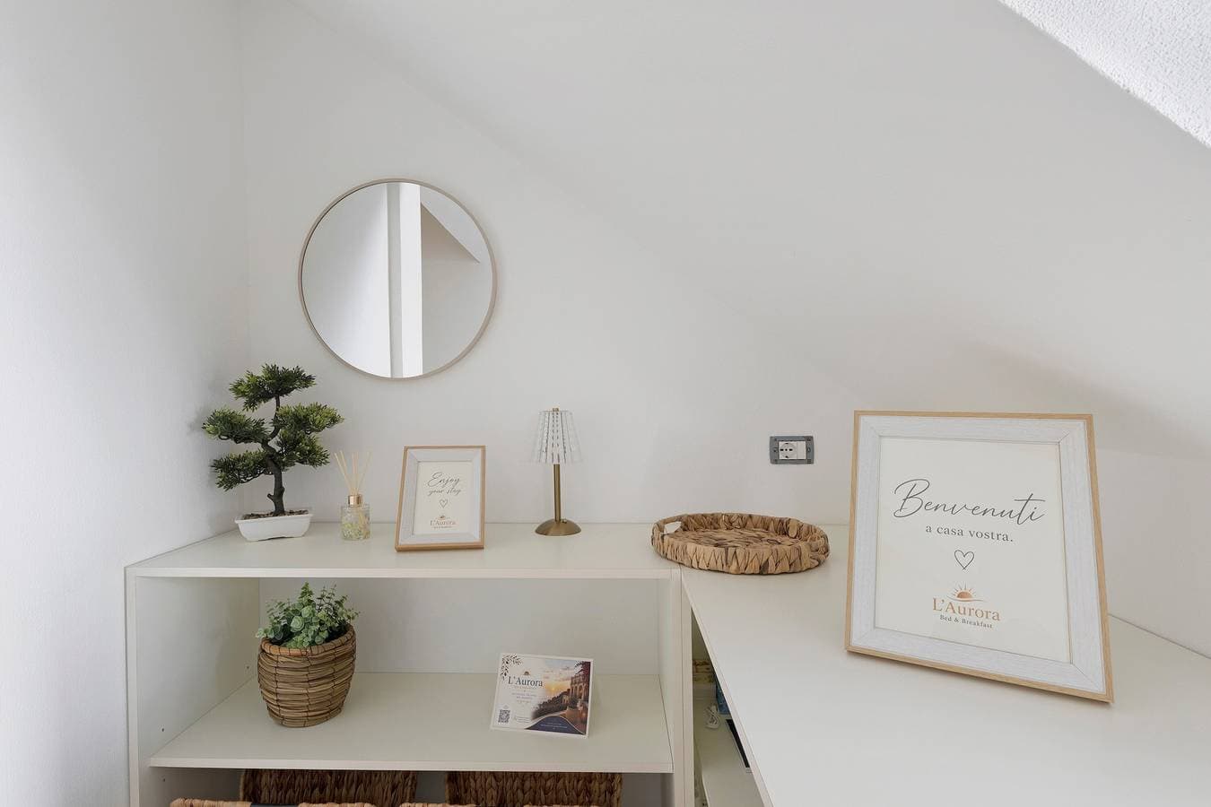 Foto 7 von 18: Bed & Breakfast 'L'Aurora – Zimmer Alba' mit Gemeinschaftsterrasse, WLAN und Klimaanlage