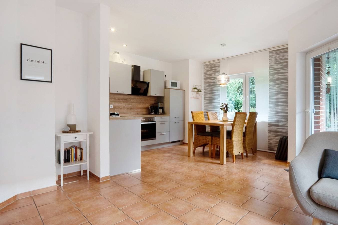 Foto 6 von 21: 'Ferienhaus Nordlicht' mit Terrasse, Garten und WLAN