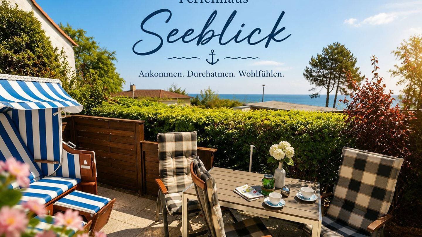 Ferienhaus Seeblick in Sassnitz auf Rügen mit Terrasse 1