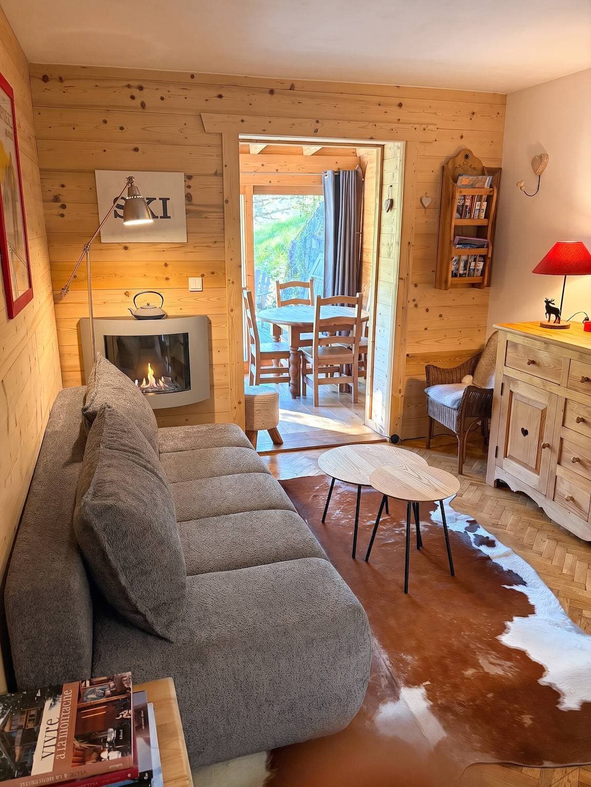 Foto 12 von 26: Gemütliches Chalet in Courchevel mit Bergblick