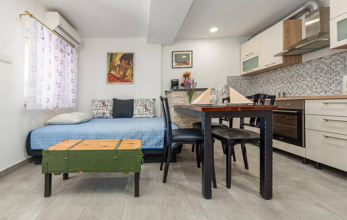 Foto 13 von 24: Gemütliche Ferienwohnung, 900 m vom Strand entfernt, mit WLAN und Parkplatz