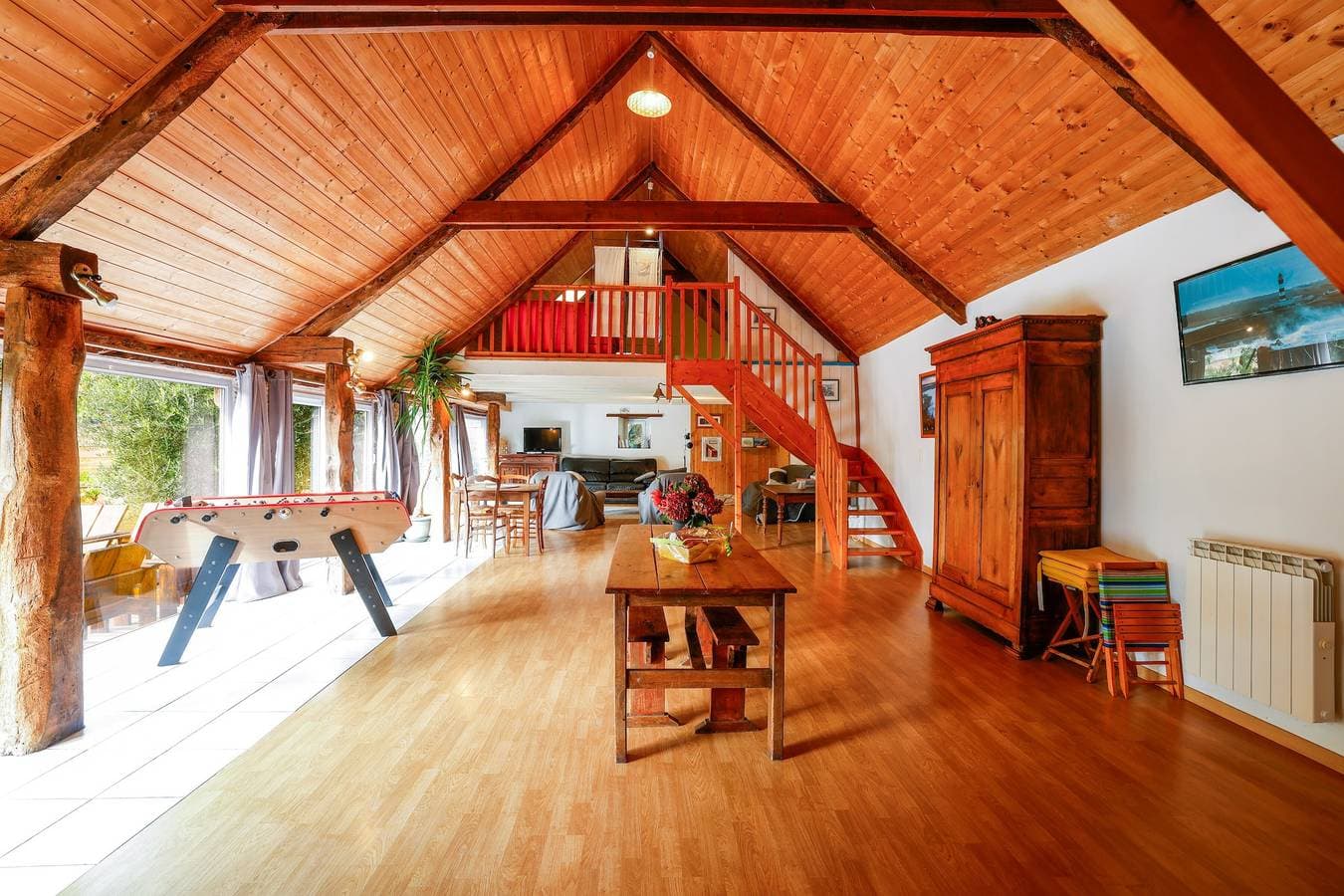 Foto 5 von 37: Familienfreundliches, außergewöhnliches Loft in ehemaligem Stall mit Sauna und Whirlpool