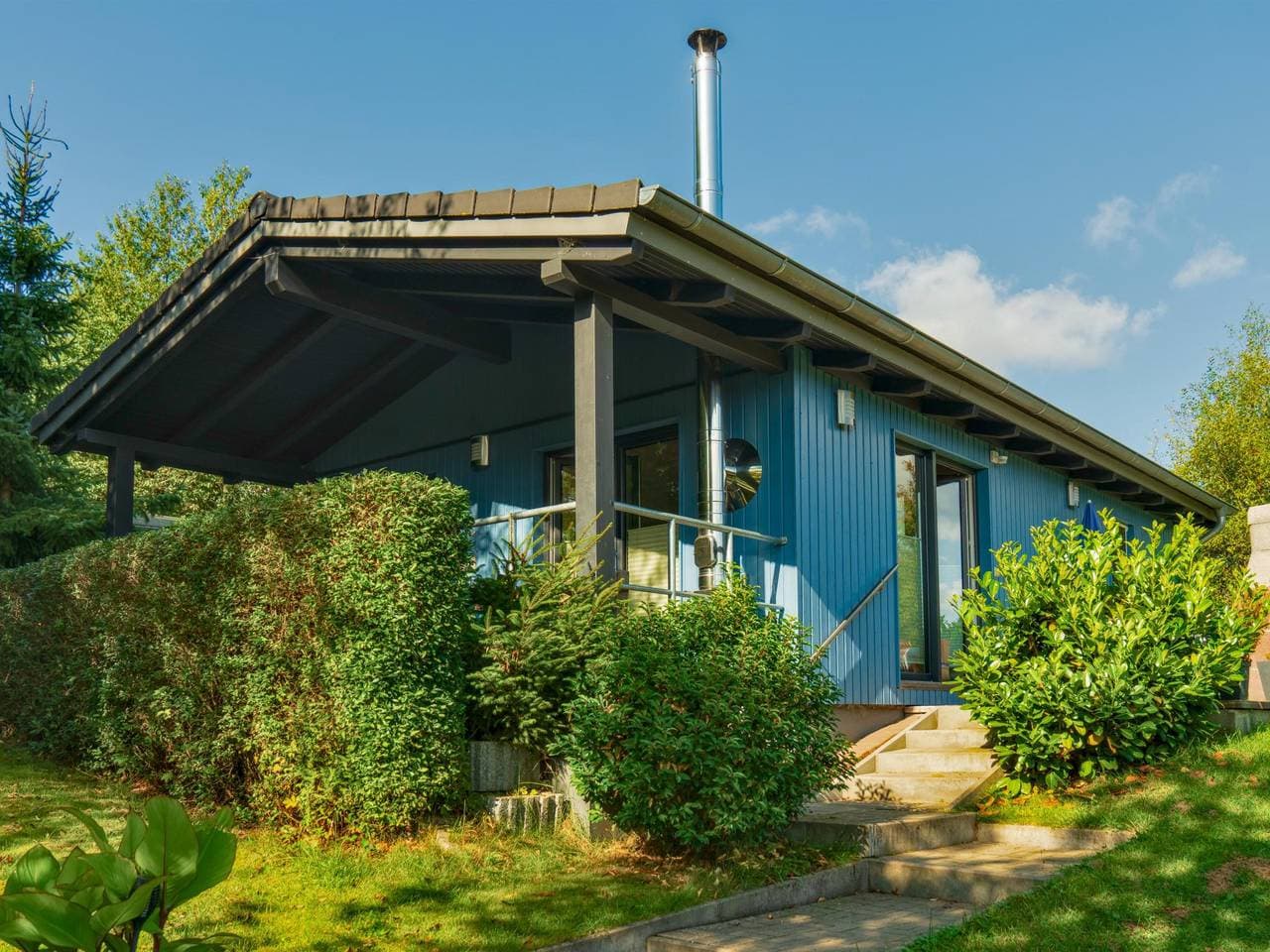 Foto 12 von 17: Moderner Bungalow im Harz mit zwei Terrassen