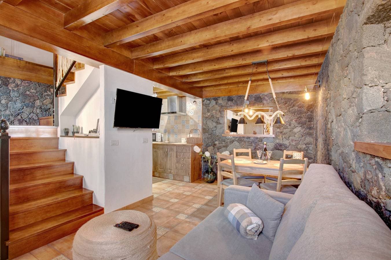 Foto 2 von 38: Ferienhaus Casa Tía Eulalia mit Meerblick, Sonnenterrasse und WLAN