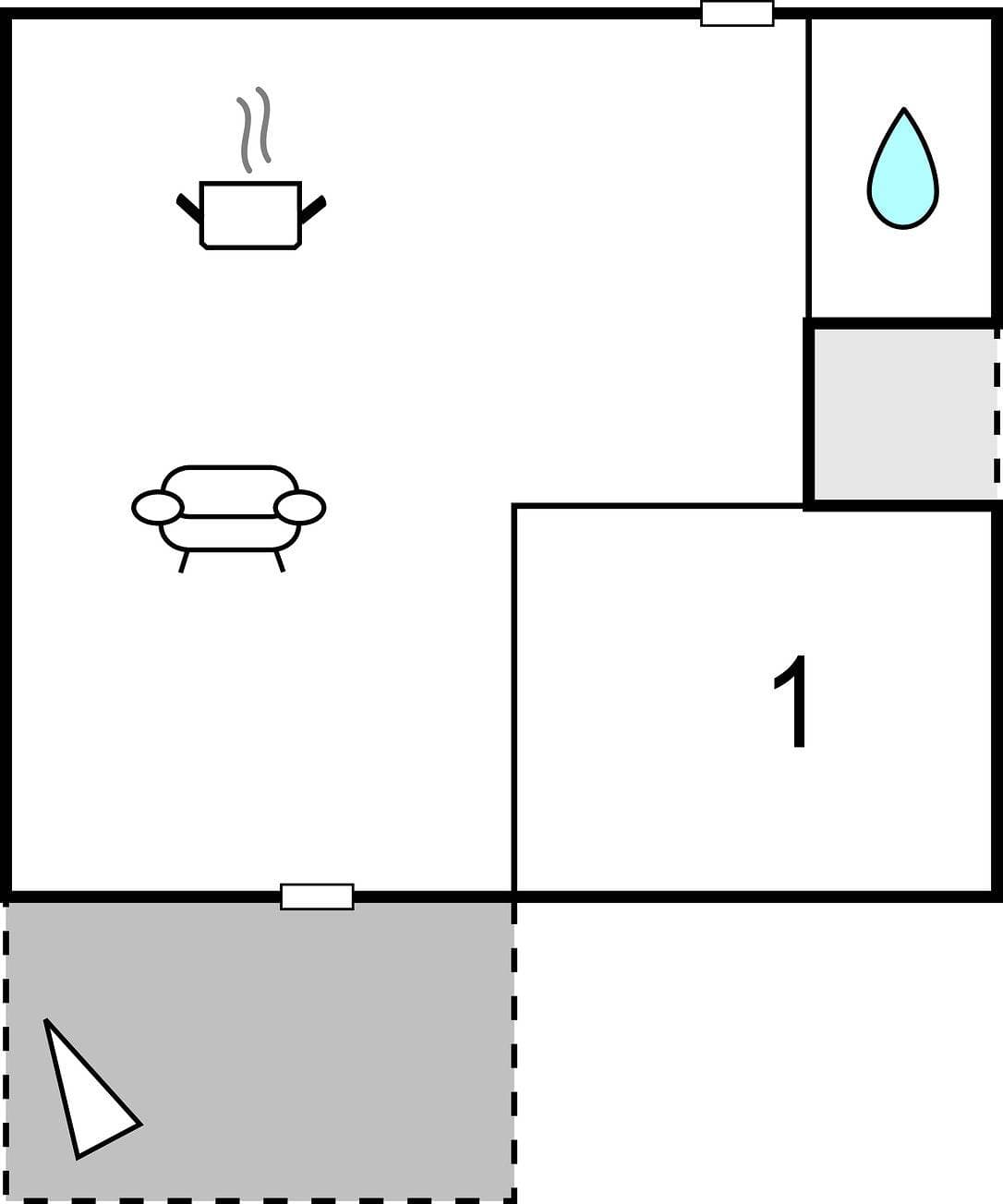 Foto 13 von 13: Gemütliche Ferienwohnung mit WiFi und Parkplatz, 1,5km zum Strand