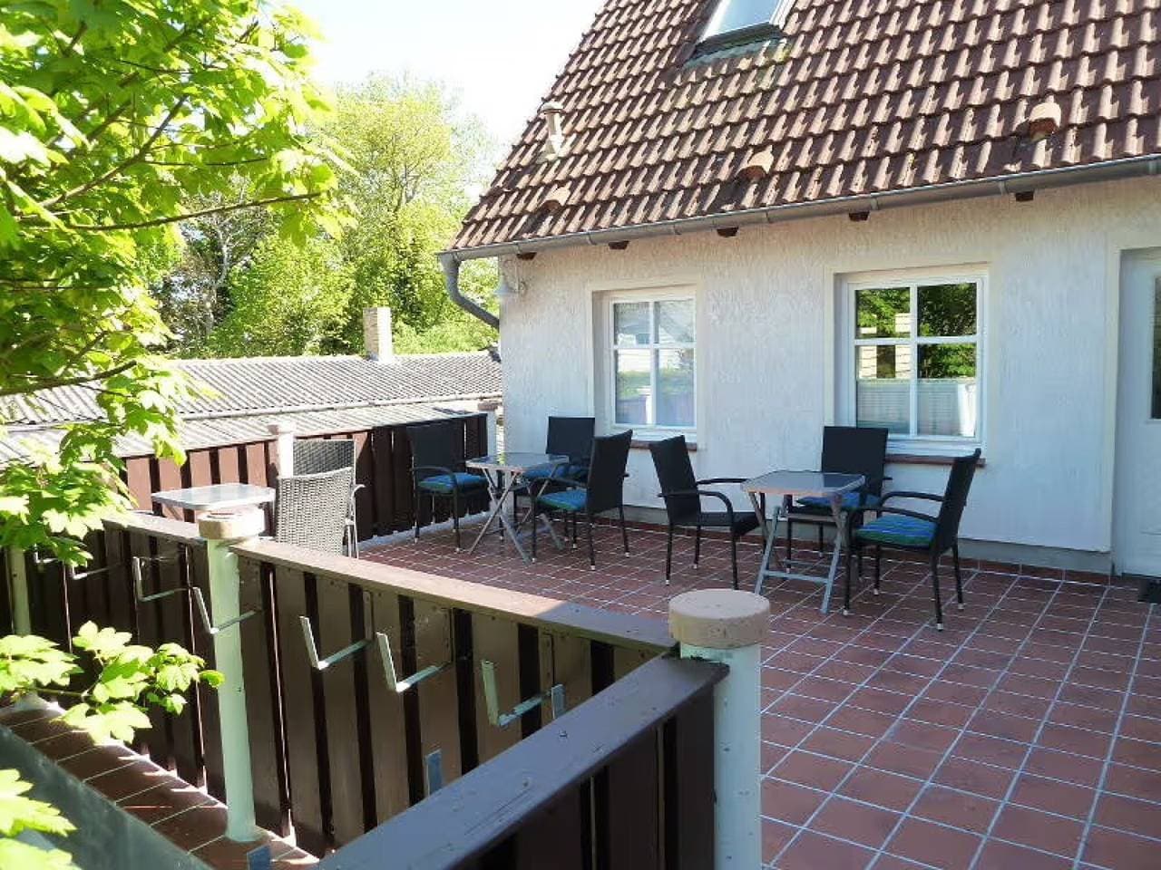 Foto 2 von 23: Ferienwohnung 'Bäckerhus - Ferienwohnung 2' mit Privatterrasse, Gemeinschaftsgarten und Wi-Fi