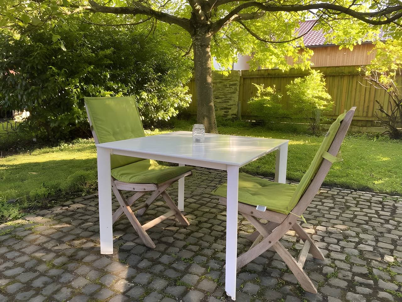 Foto 10 von 16: Ferienwohnung Falterweg mit 40m², 1 Schlafzimmer, für max. 2 Erwachsene + 1 Kleinkind + 1 Hund