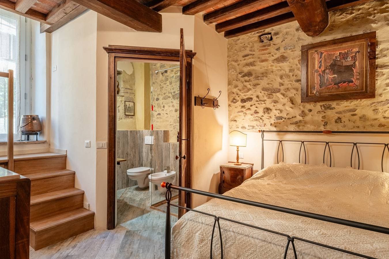 Foto 12 von 25: Ferienhaus 'La Capanna Di Arturo Erdgeschoss' mit Bergblick, WLAN & Klimaanlage