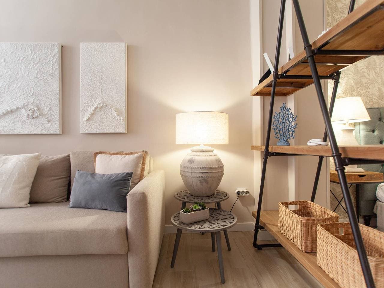 Foto 7 von 22: Stilvolles Loft 100 m vom Strand in Valencia mit WLAN und Klimaanlage