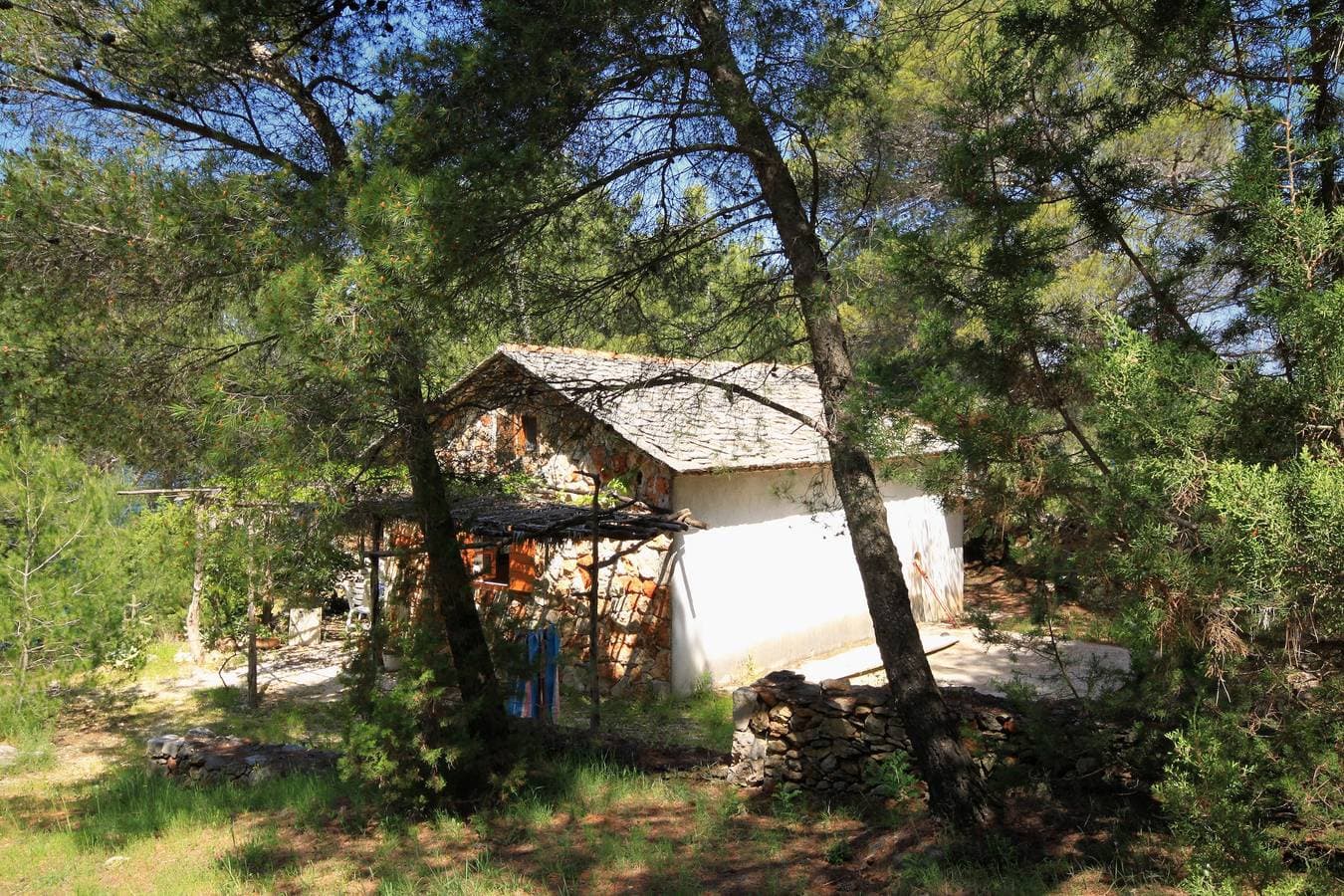 Foto 4 von 30: 1-Zimmer-Haus am Strand Bucht Grebisce, Hvar