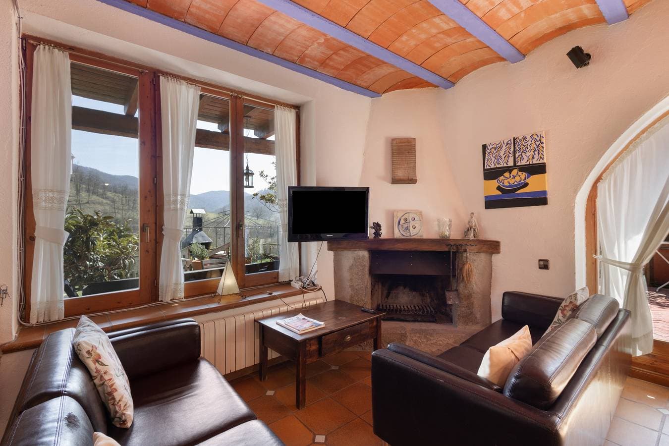 Foto 5 von 44: Ferienhaus 'El Xalet, El Reixac Casa Rural' mit Bergblick, Gemeinschaftspool und WLAN