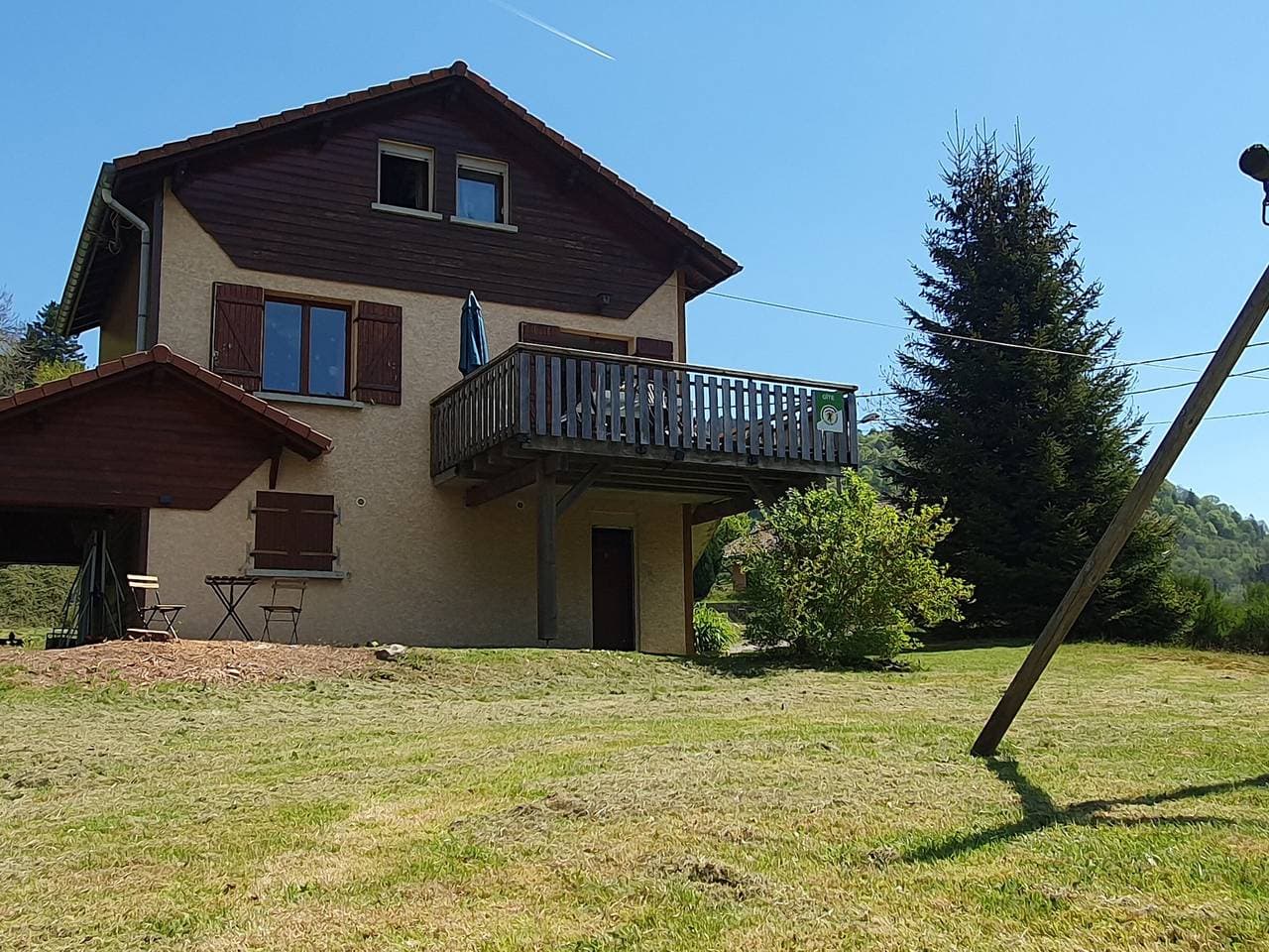 Familienchalet Vogesen mit Tischfußball und Haustieren erlaubt 1