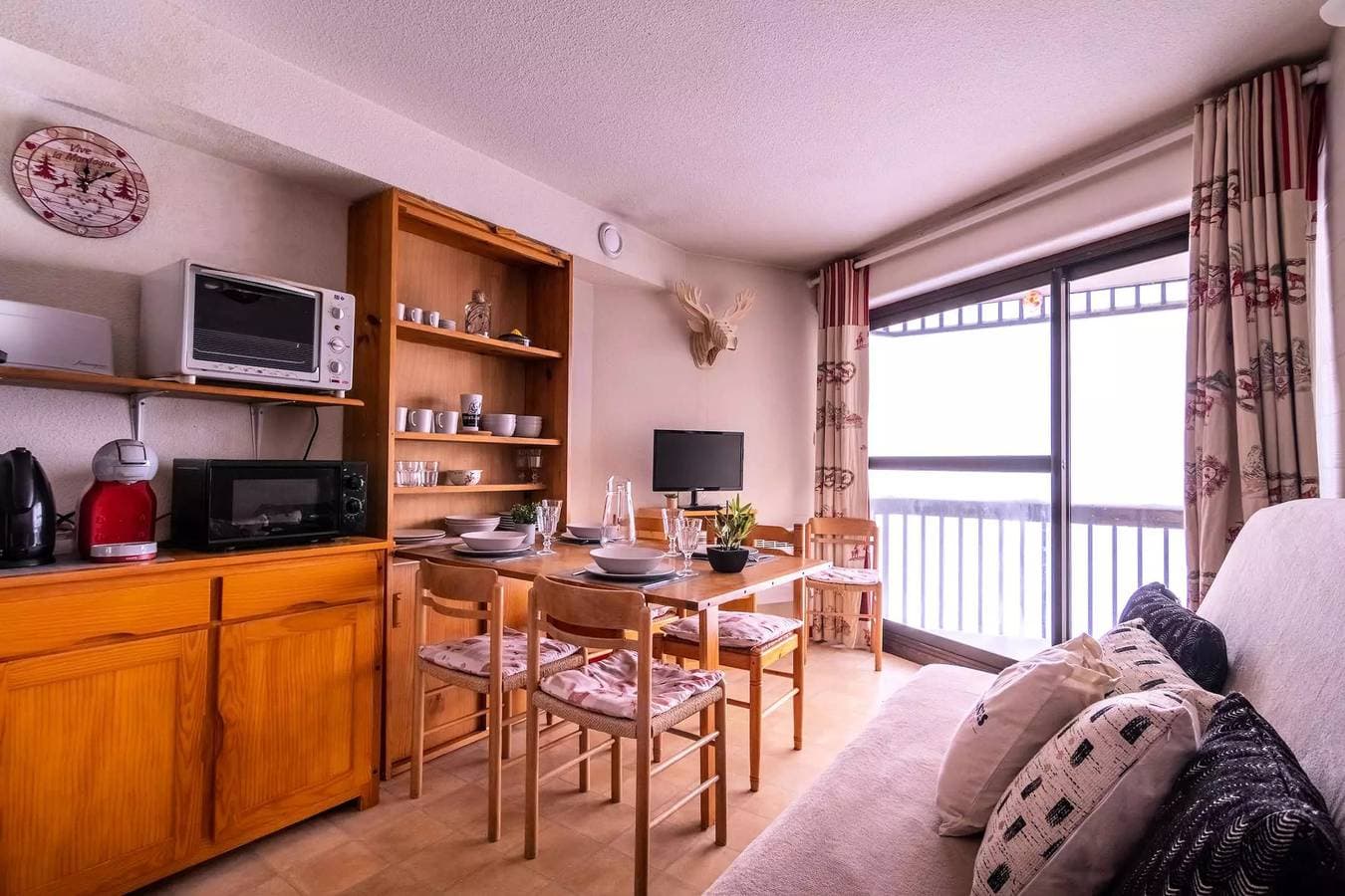 Schönes Studio 4 Personen in der Nähe von Skipisten Pla d'Adet 1