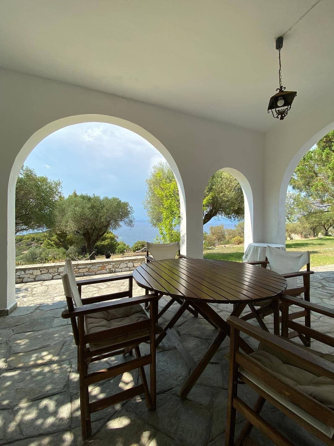 Foto 5 von 41: Apartment mit Terrasse direkt am Meer, Wifi | Ormos Panaghias, Chalkidiki