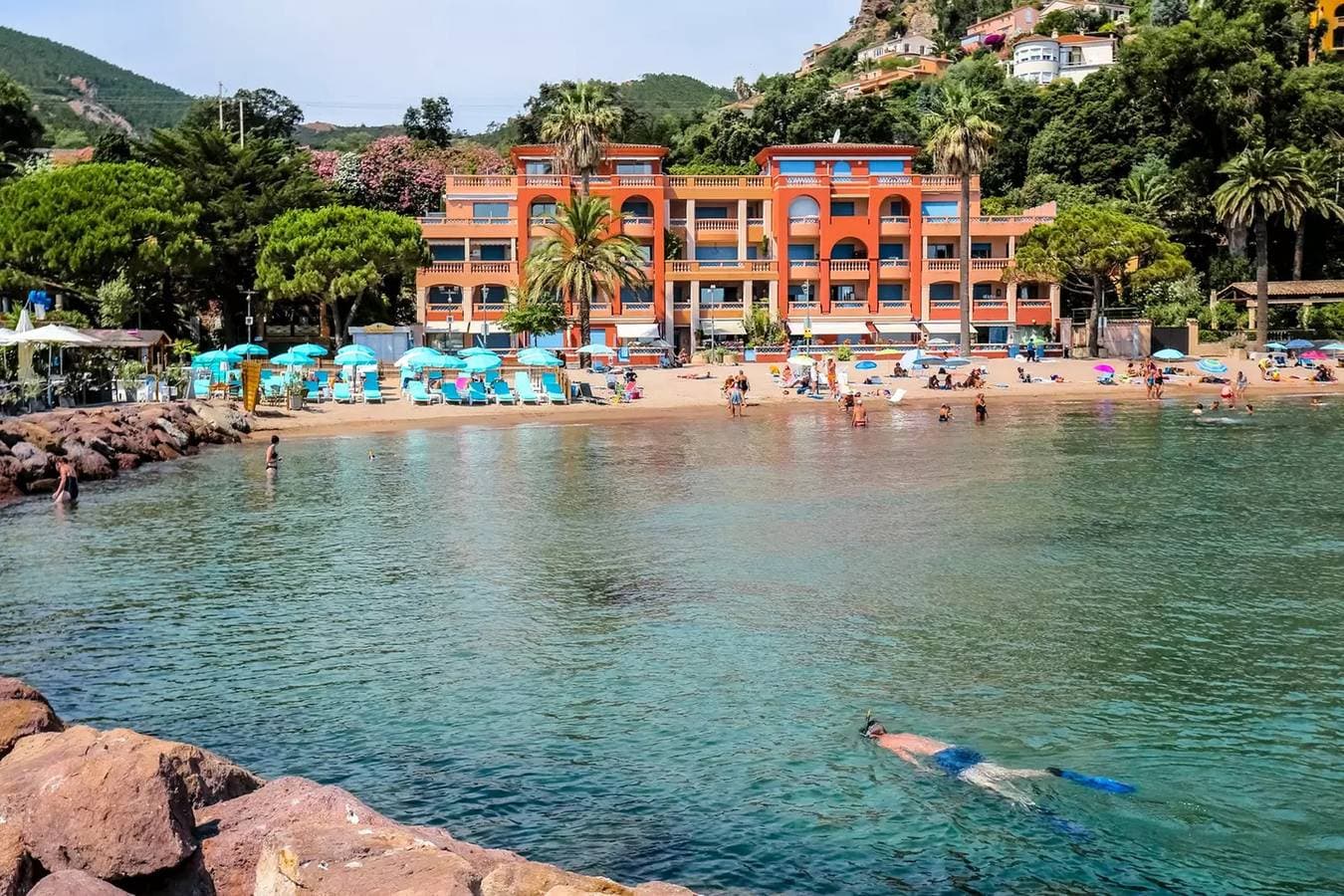 Foto 12 von 24: Gemütliche Wohnung in Théoule-sur-Mer, 30 m², Meerblick.