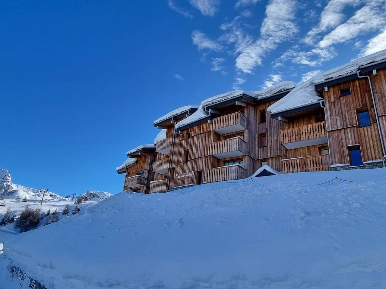 Foto 10 von 12: Studio in Plagne Villages, Pisten Zugang, Balkon