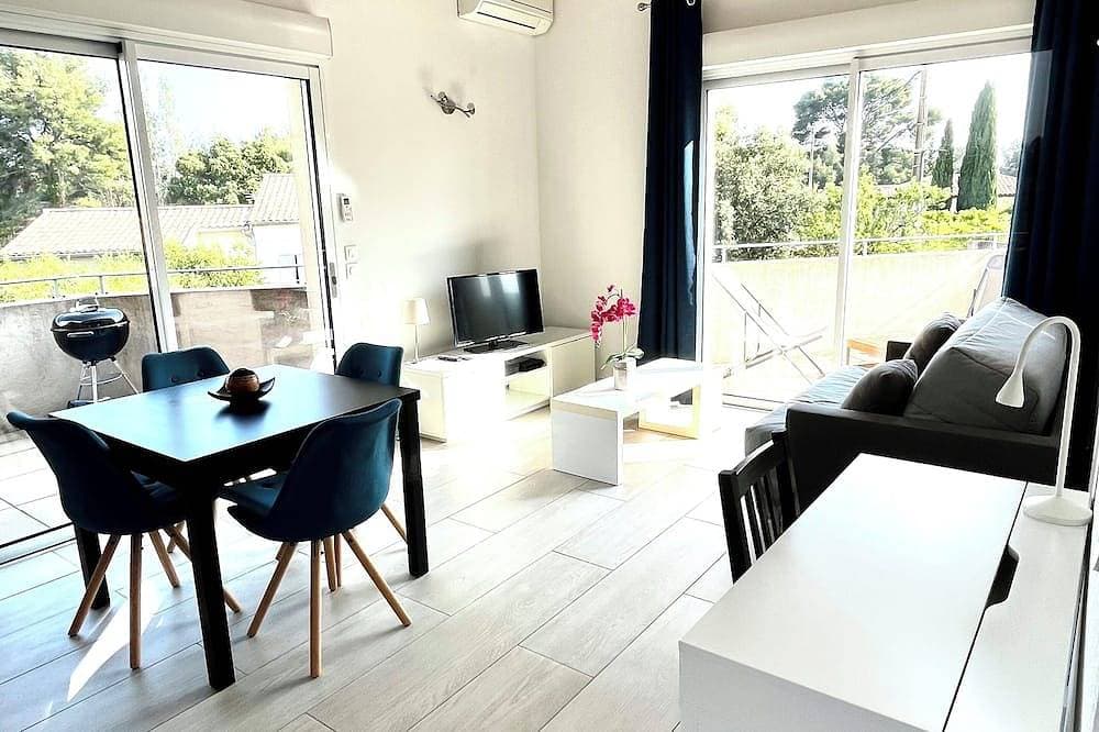 Foto 11 von 30: Wohnung T2,40 m2, klimatisiert, 3 Terrassen, 350 m vom Strand entfernt. Privatparkplatz.