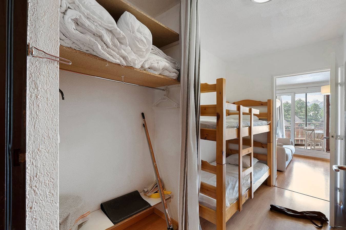 Foto 13 von 28: Studio "Les Fontettes 2" 50 m von den Skipisten mit Balkon