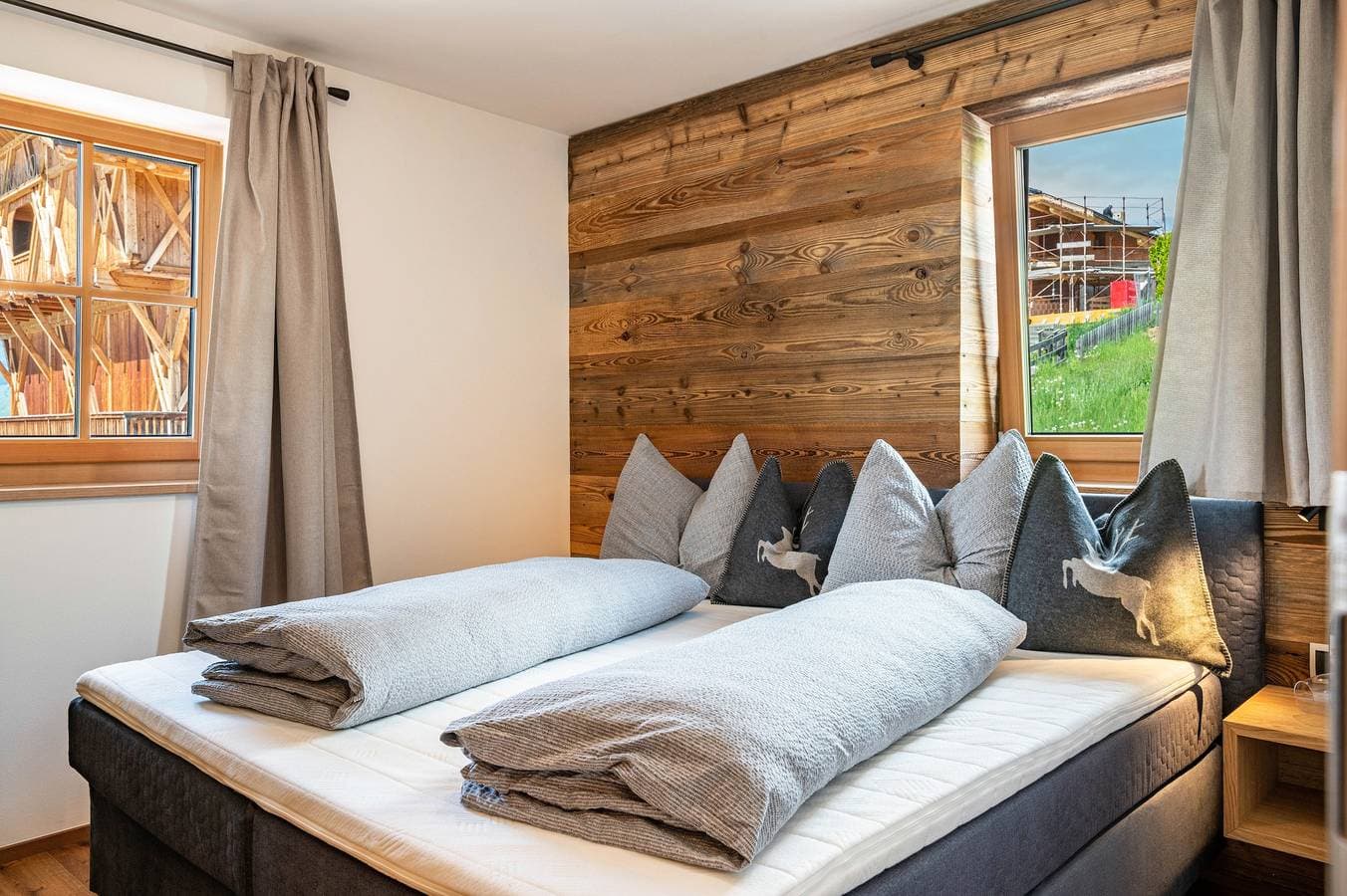 Foto 13 von 30: Ferienwohnung 'Rodererhof Lajen Apt Raschötz' mit Bergblick, Balkon und WLAN
