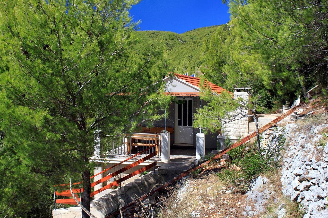 Foto 5 von 16: 1-Zimmer-Haus am Strand Bucht Bratinja Luka, Korcula
