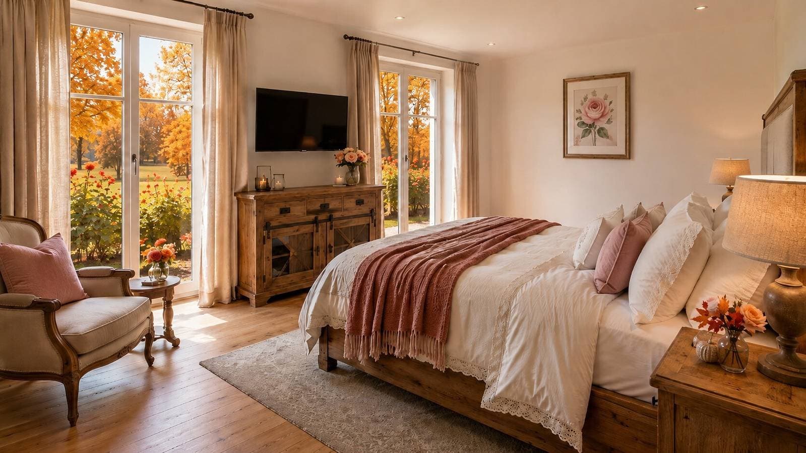 Foto 3 von 23: Landhaus 'Residenz Zum Rosengarten' mit Whirlpool Sauna, privater Terrasse und WLAN