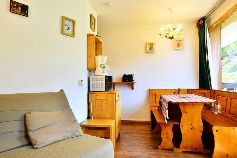 Foto 8 von 10: Gemütliches Studio in La Plagne Tarentaise, direkt an den Pisten, mit Balkon und Bergblick
