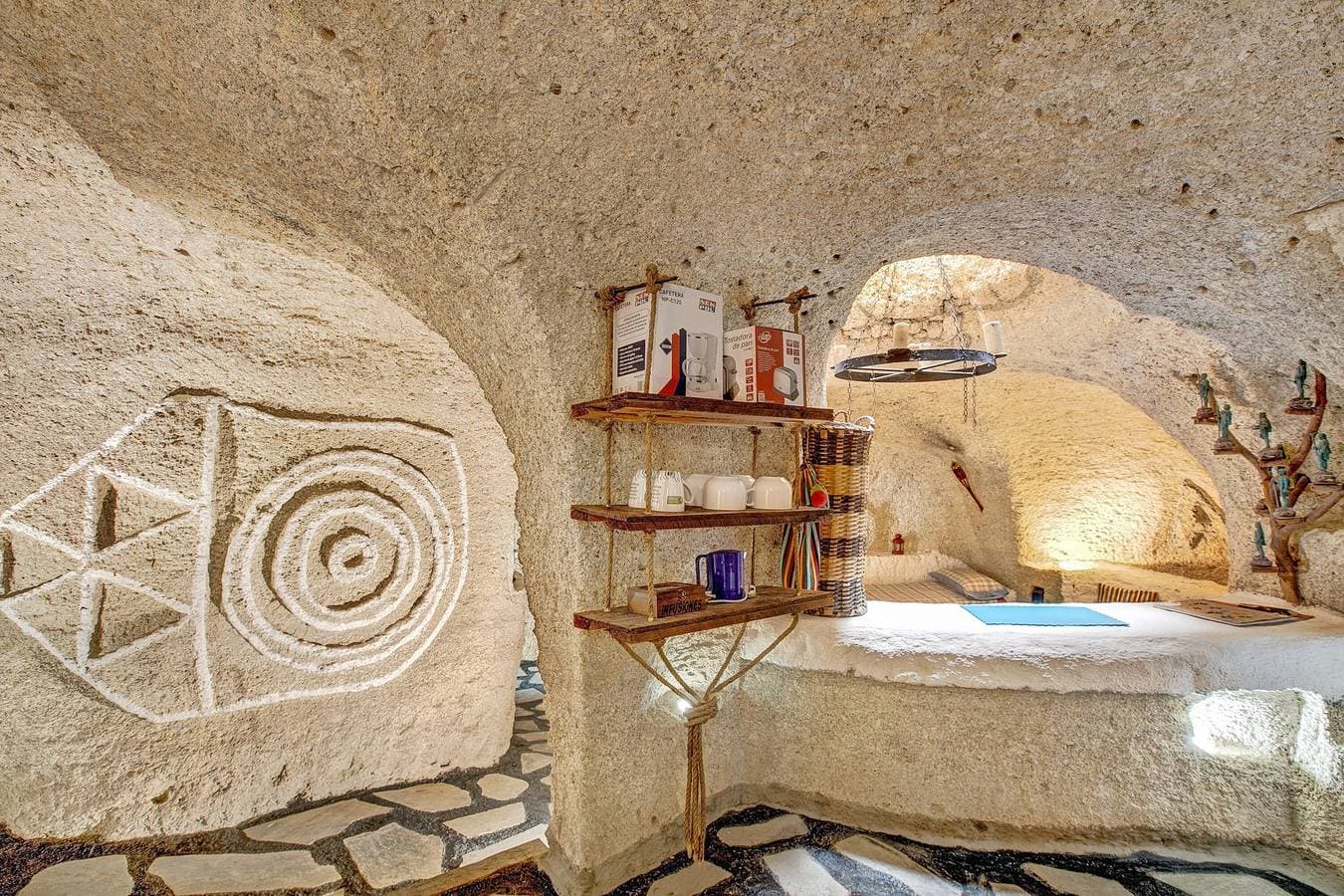 Foto 7 von 27: Haustierfreundliches Ferienhaus Casas Cueva Alfer 1 mit Meerblick, Garten und WLAN
