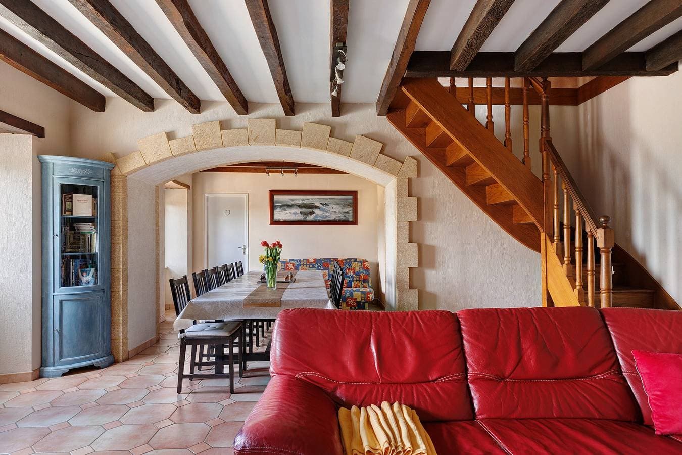 Foto 8 von 35: Ferienhaus 'Ô Gîte Bleu' mit privatem, beheiztem Hallenbad