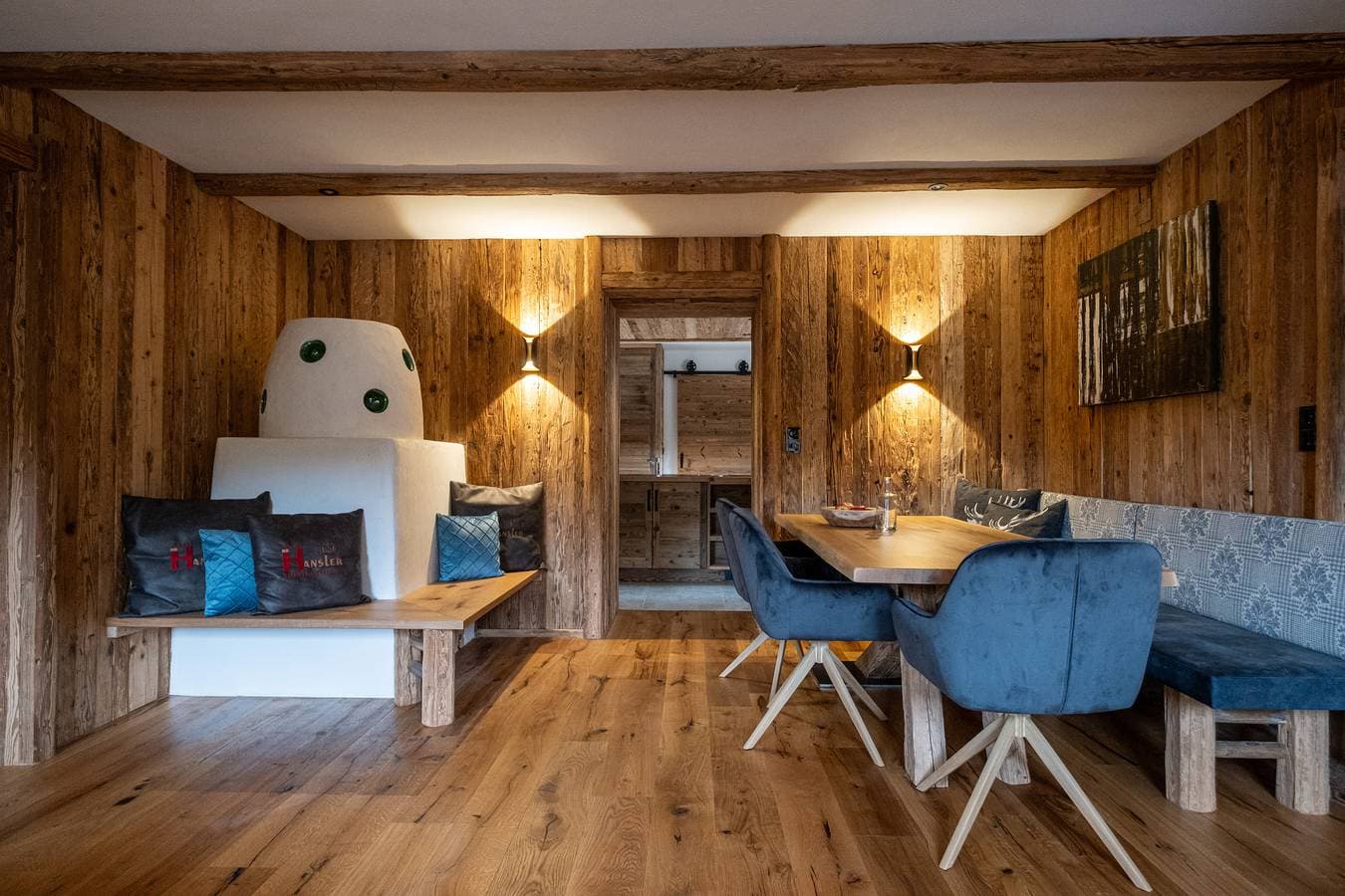 Chalet Paula mit 2 Schlafzimmer, eigener Sauna, Terrasse 1