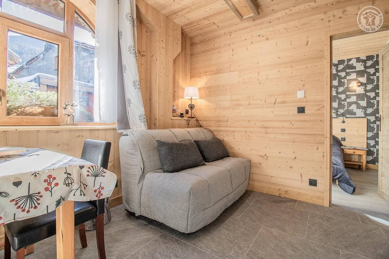 Foto 4 von 20: Appartement „L’épilobe“ mit Bergblick, Gemeinschaftsgarten und WLAN