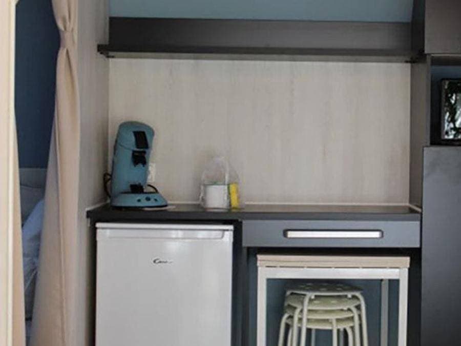 Foto 11 von 32: Camping Les Flots-Atlantique Village 2  - Bungalowzelt 4 personen - Coco Sweet| Ungewöhnlich