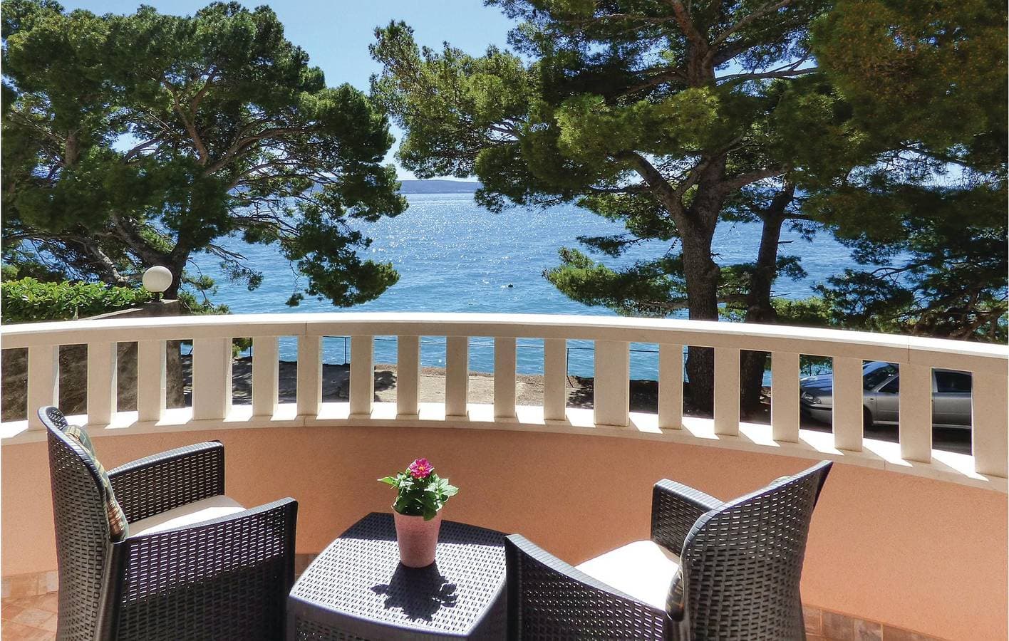 Foto 6 von 27: Apartment mit Meerblick, Terrasse, WLAN und Parkplatz – 1,5 km zum Strand