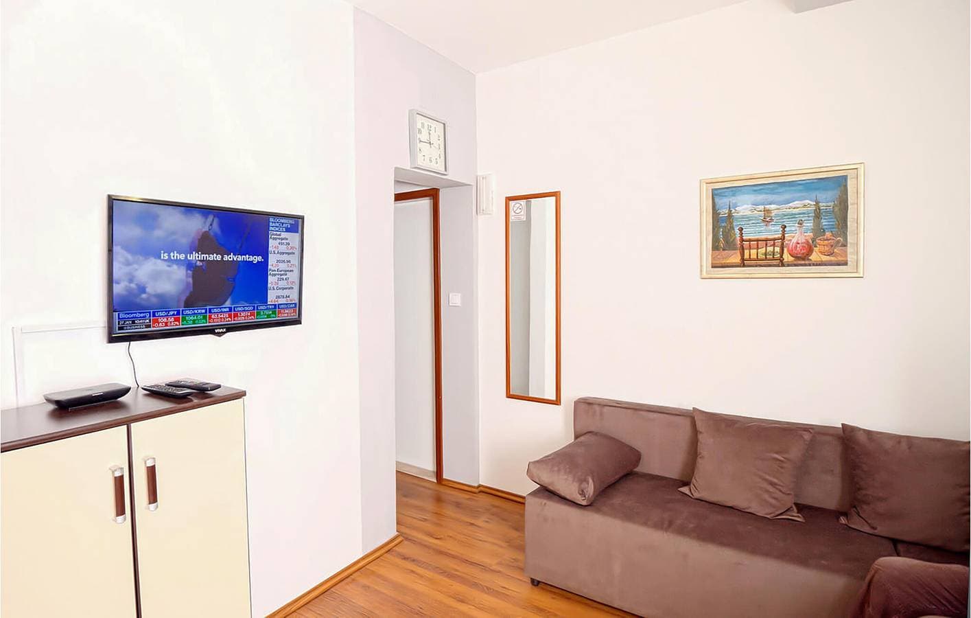 Foto 6 von 15: Gemütliche 73 m² große Wohnung mit Meerblick, Terrasse und Parkplatz, 200 m vom Strand entfernt