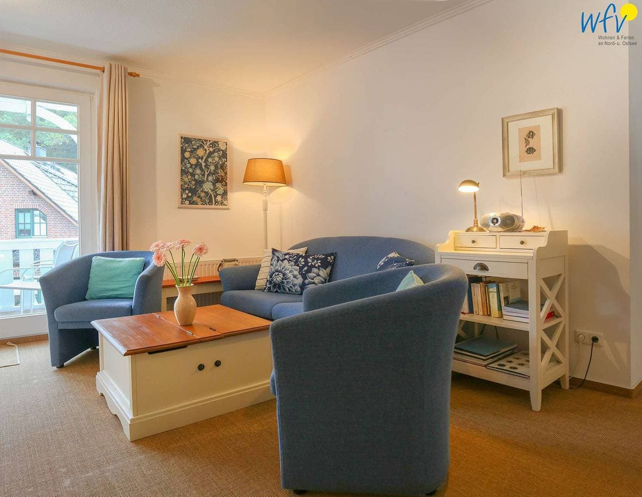 Foto 3 von 24: Entspannte Auszeit in der Villa Mönchgut Ferienwohnung 6 in Binz genießen