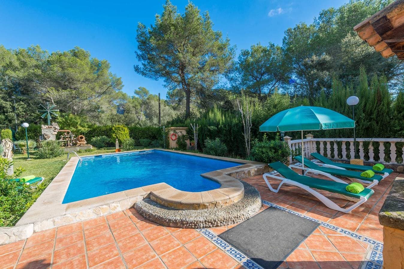 Els Pins - Ferienhaus mit privaten Pool in Crestatx . WiFi gratis 1