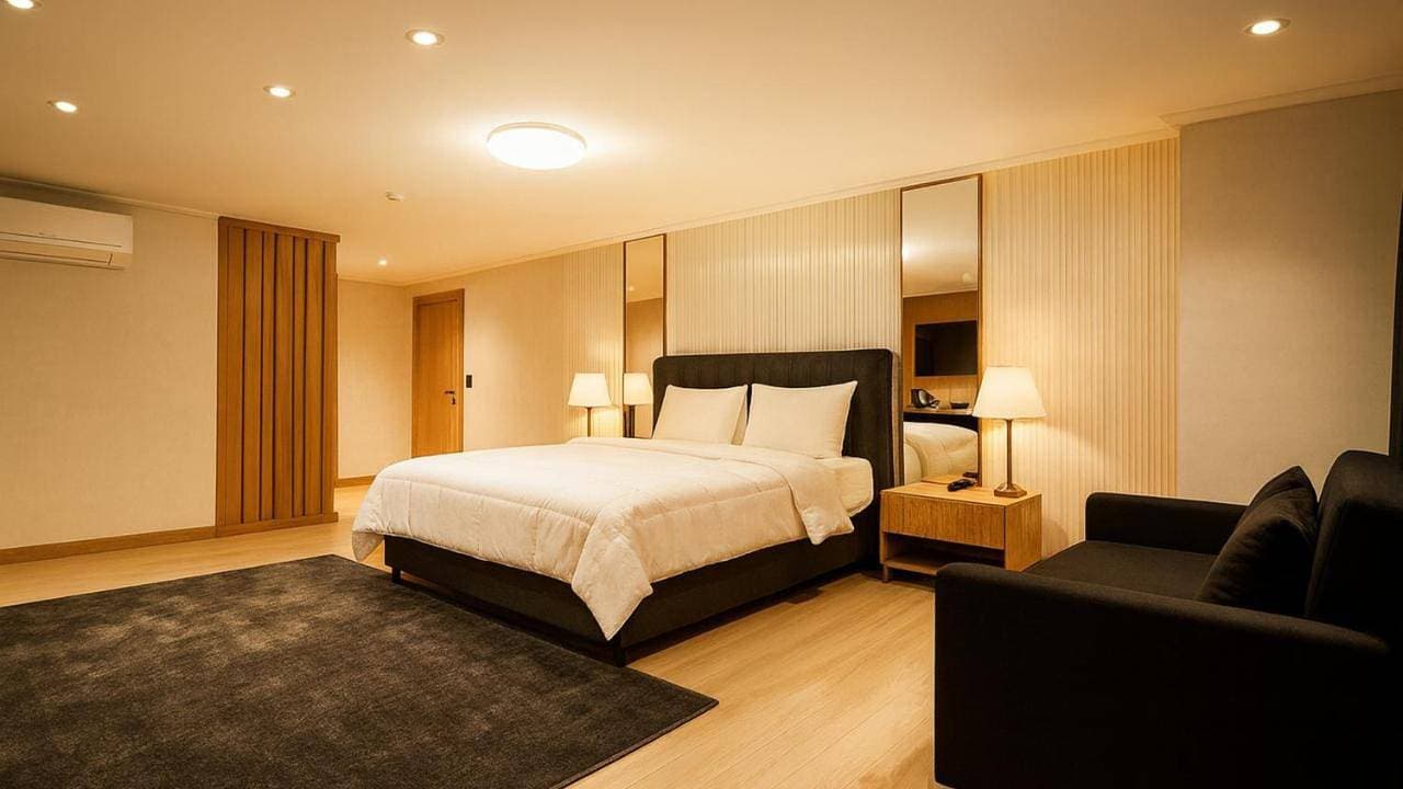 Foto 5 von 27: Deluxe Double Room with Side Sea View