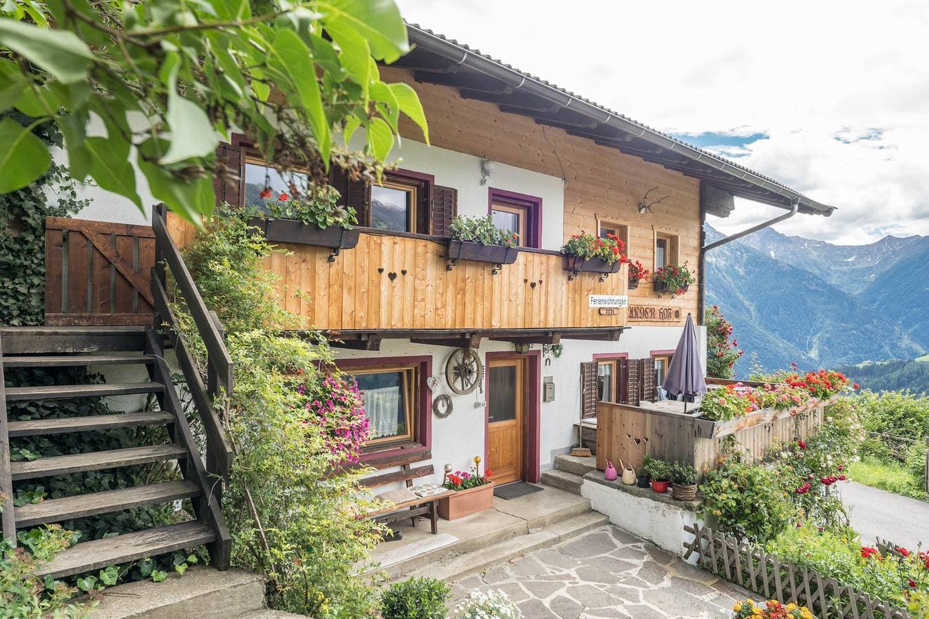 Foto 8 von 26: Ferienwohnung ,,Hochwilde Jogglanderhof" mit Bergblick, privatem Balkon und Wlan
