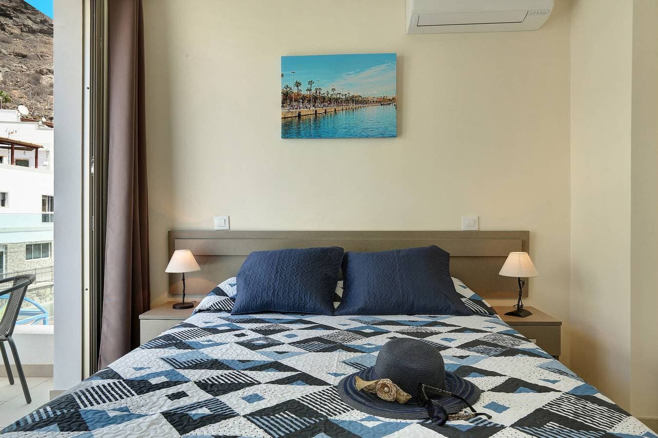 Foto 4 von 18: Apartment Albamar 1D mit Bergblick, WLAN, Klimaanlage und Balkon