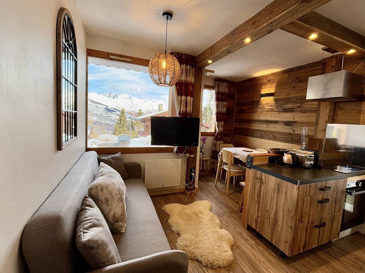 Gemütliche Wohnung für 4, 2 Zimmer, nahe Pisten, Balkon 1