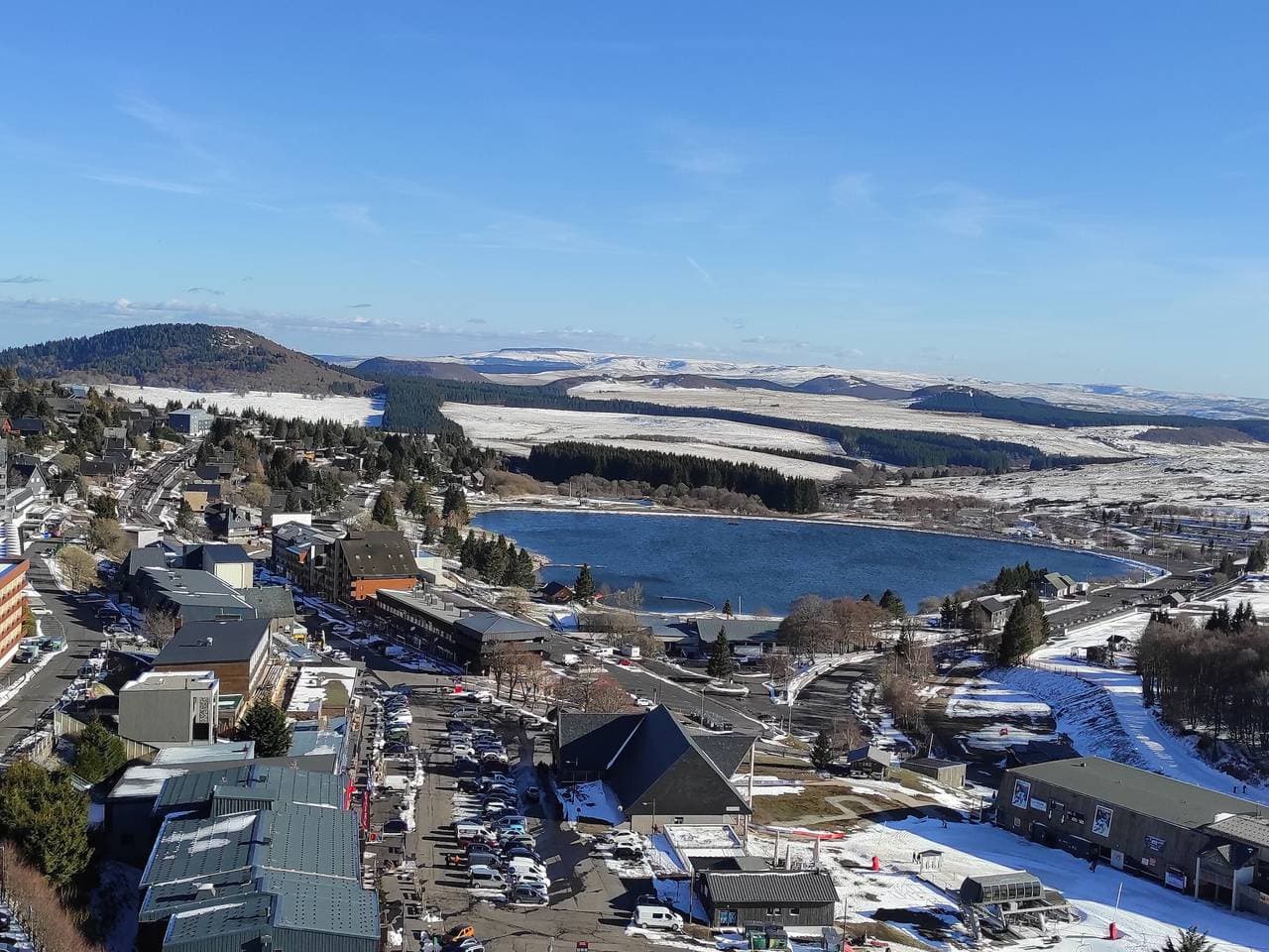 Studio an der Skipiste mit beeindruckender Aussicht 1