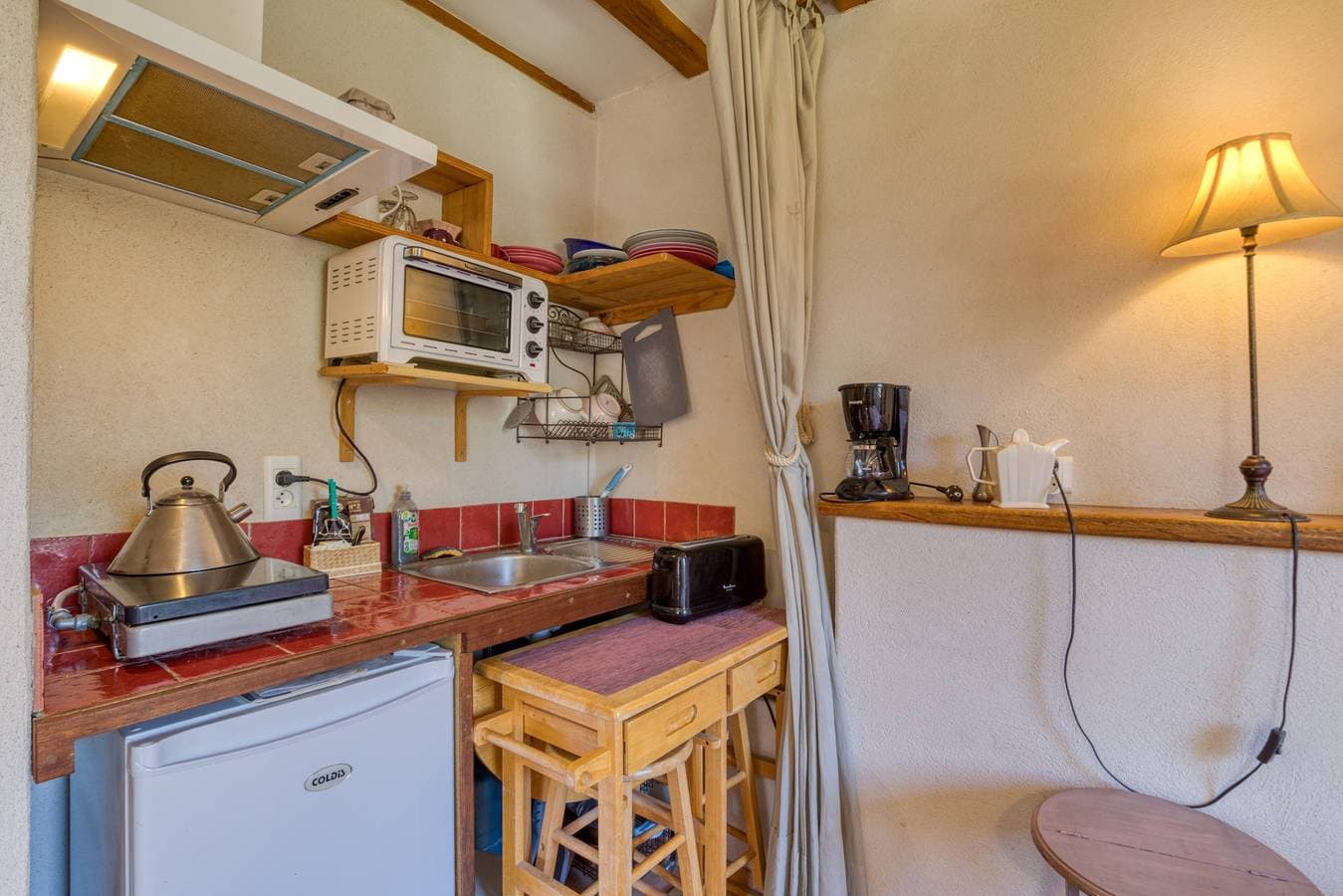 Foto 6 von 26: Gîtes du Bout du Monde: Bergblick und private Terrasse