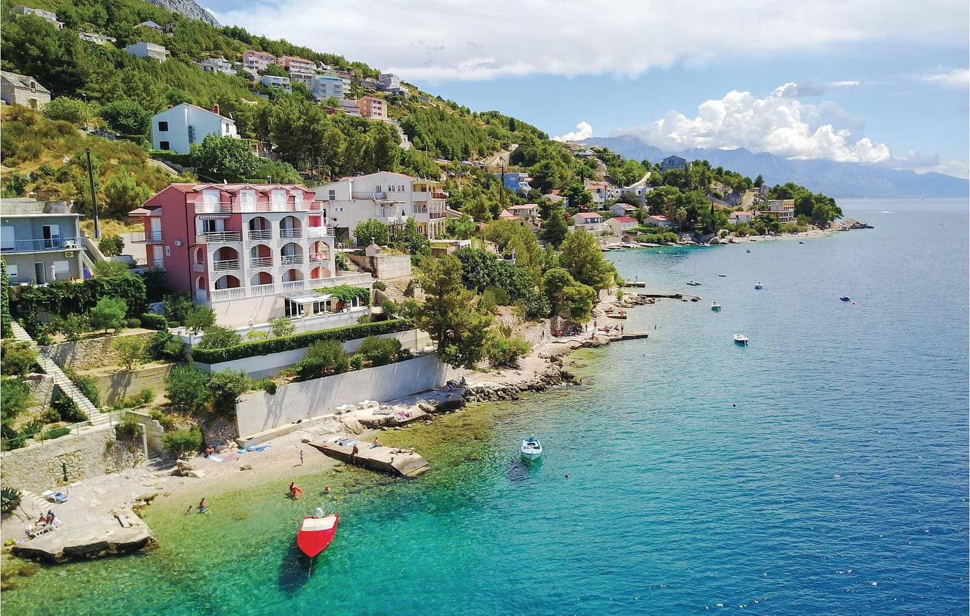 Reizende Ferienwohnung 2 km vom Strand entfernt mit Terrasse und WLAN 1