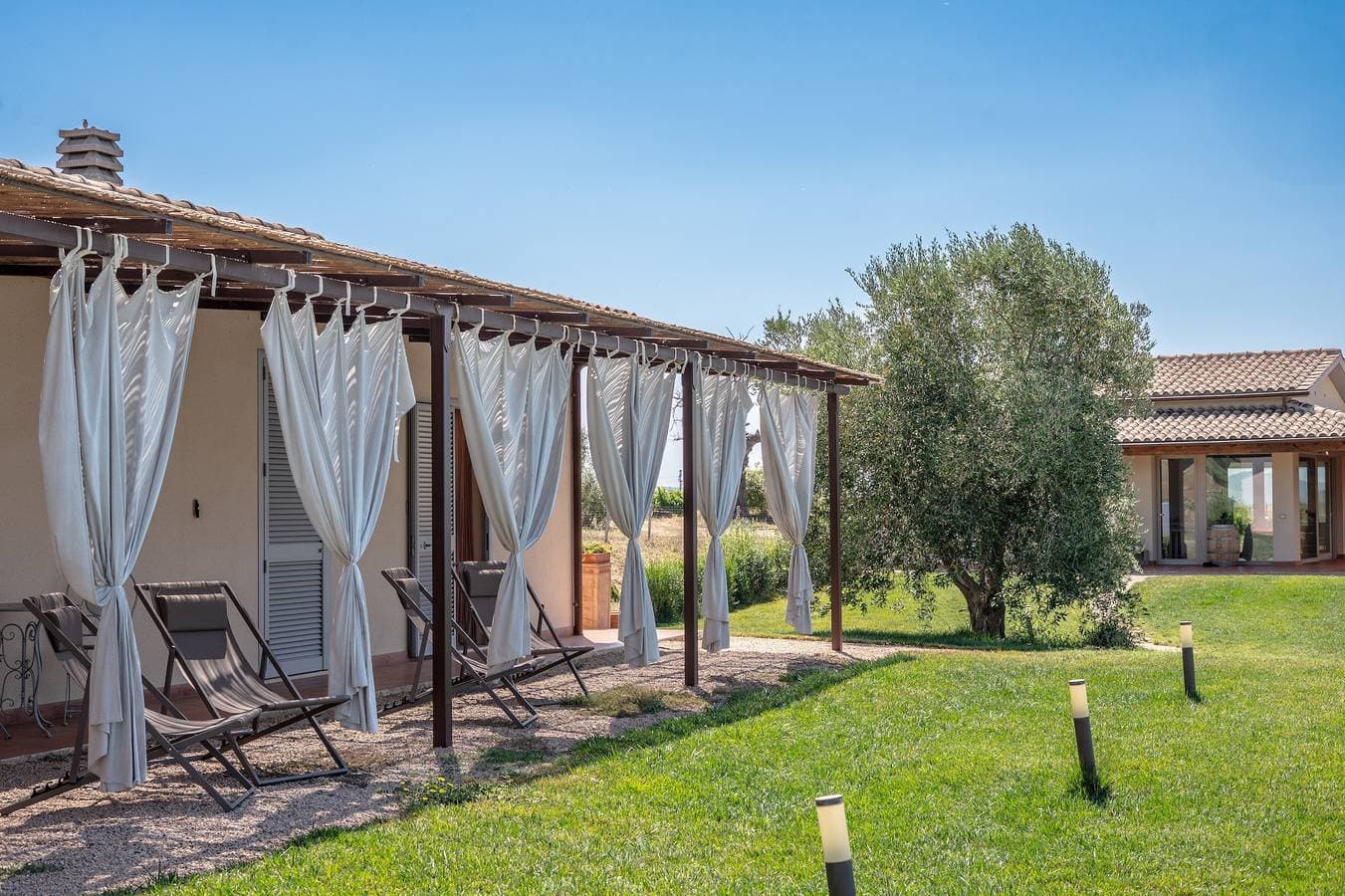 Foto 3 von 29: Zimmer 'Giusti - 3 Leccio' mit gemeinsamem Garten, Wi-Fi und Klimaanlage