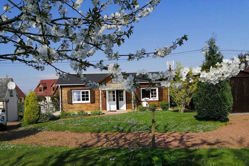 40m2 Hütte; 5-Bett, große Terrasse und jadin vor dem Wald von Eu 1