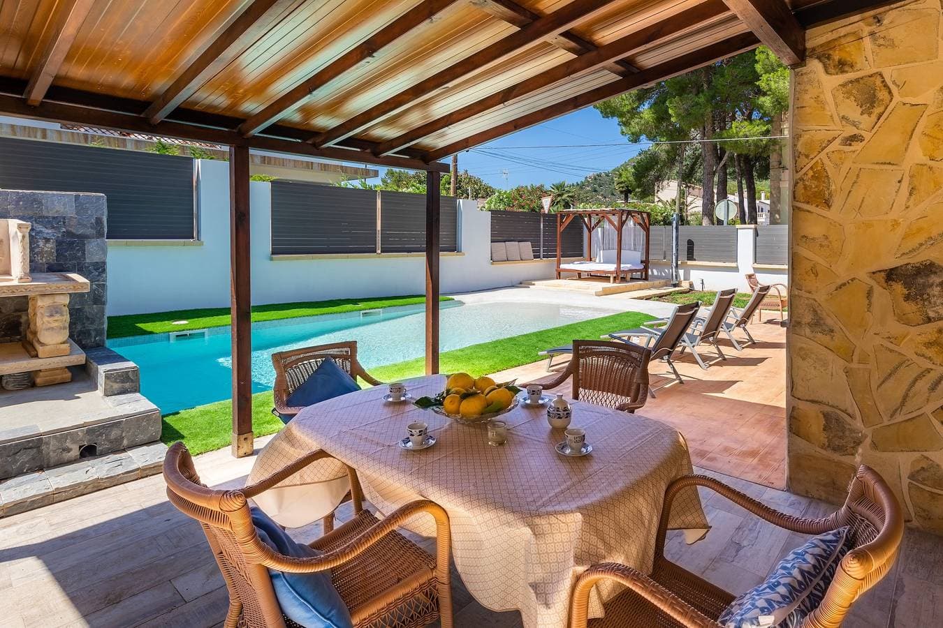 Foto 6 von 28: Ferienhaus „Sa Gola“ mit privatem Pool, Terrasse, Bergblick und WLAN