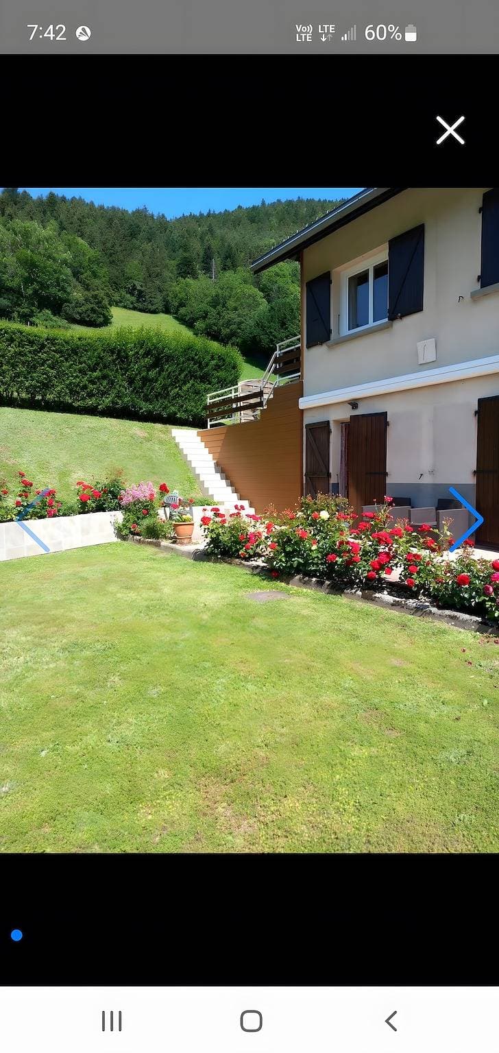 Foto 2 von 33: Gästezimmer „La Rossinière“ mit Bergblick, privater Terrasse und WLAN