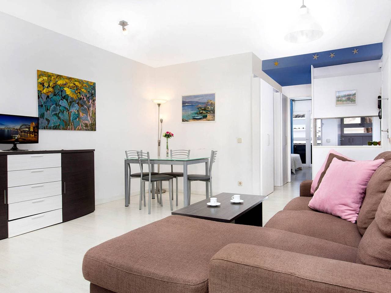Foto 4 von 15: Moderne Wohnung in Calella de Palafrugell, große Terrasse, Parkplatz inklusive