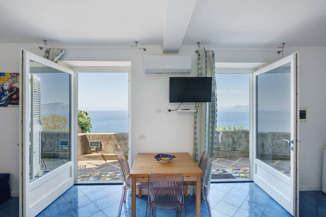Foto 3 von 30: Ferienwohnung 'Il Geco Praiano' mit Meerblick, Wi-Fi und Klimaanlage